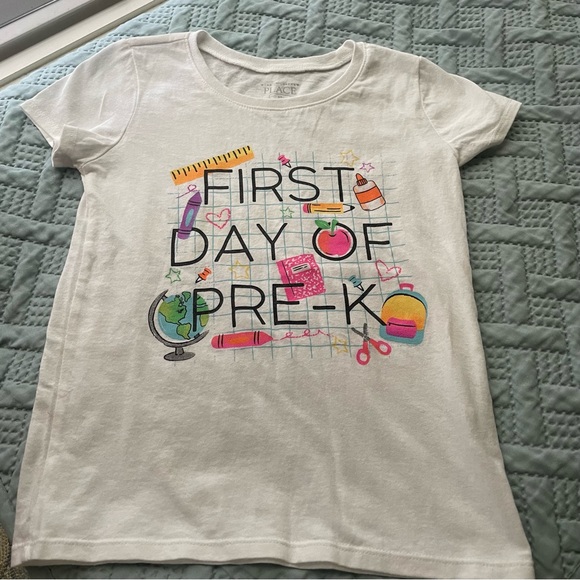 Pre-K shirt first day of Pre-K school! 🍎 - Picture 2 of 3